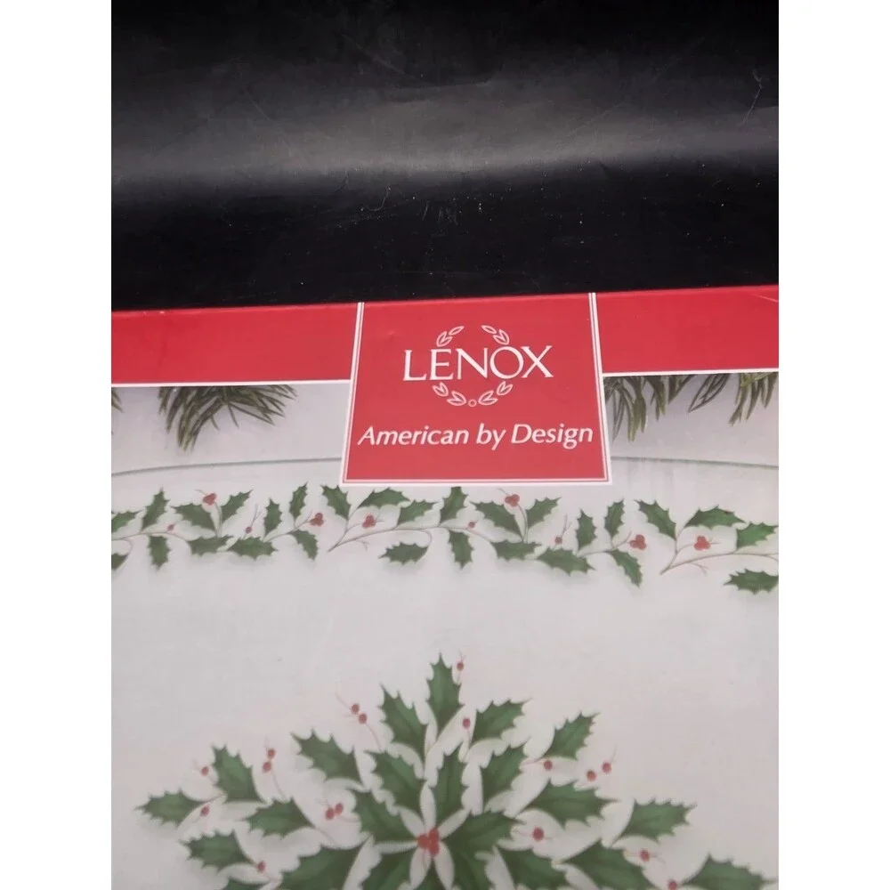 Lenox Holiday Glass Cheese Board With Knife Glass New Original Package